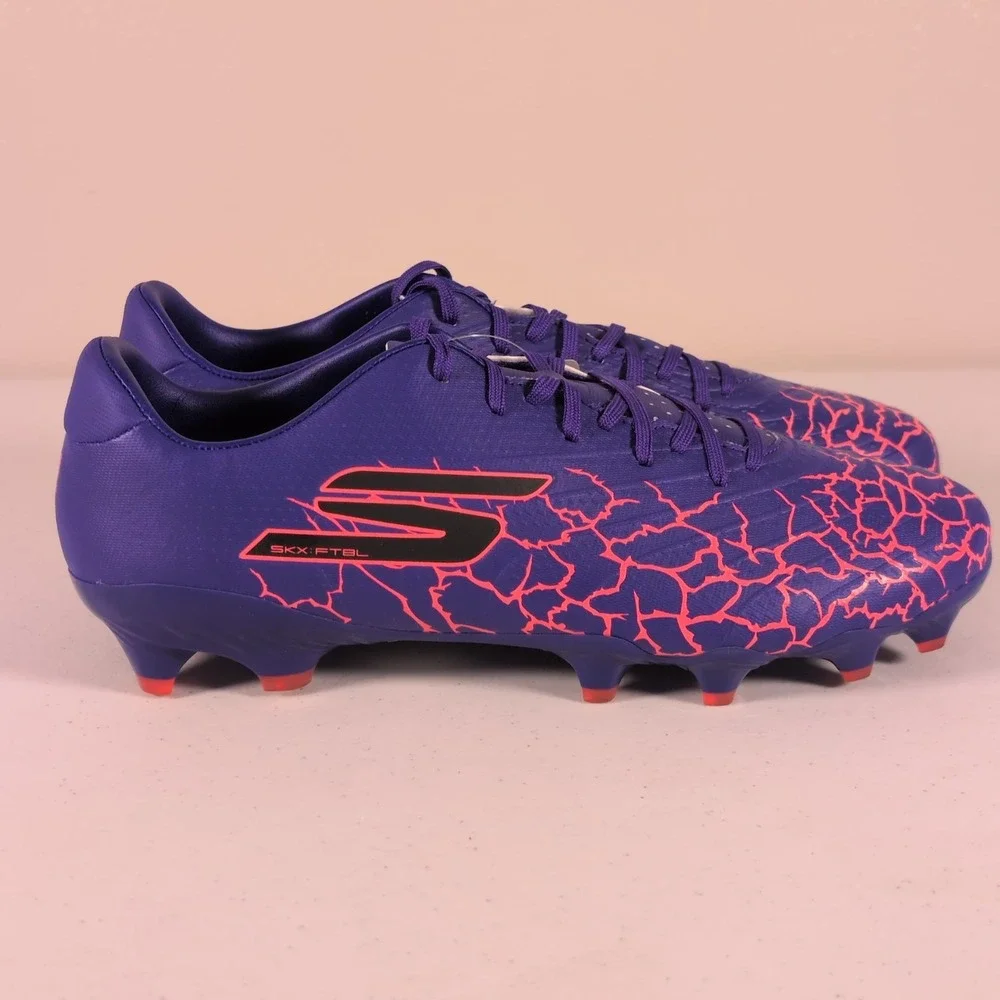 Skechers SKX 1.5 FG Soccer Cleats Purple Mens Size 10.5 Football Boots 252017